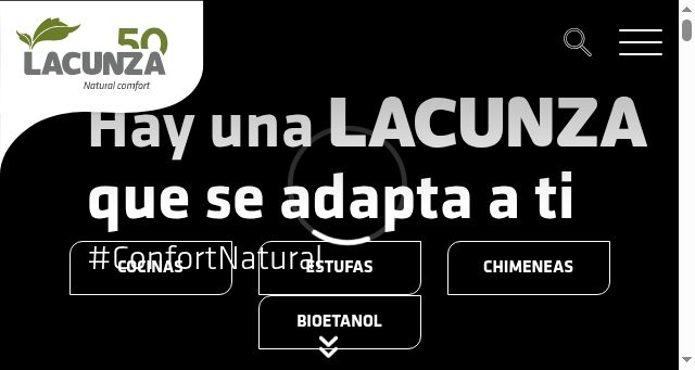 Screenshot of lacunza.net