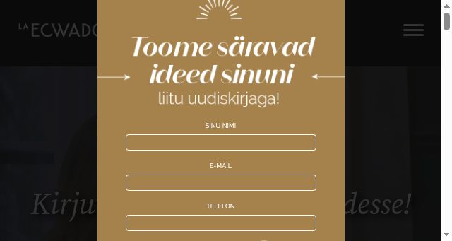 Screenshot of laecwador.ee