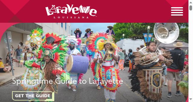 Screenshot of lafayettetravel.com