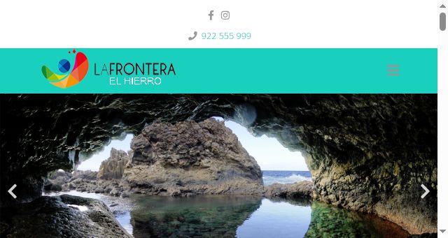Screenshot of lafronteraturismo.com
