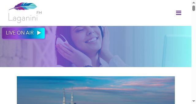 Screenshot of laganini.fm