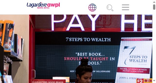 Screenshot of lagardereawpl.com