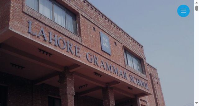 Screenshot of lahoregrammar.school