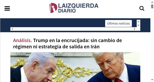 Screenshot of laizquierdadiario.com.bo