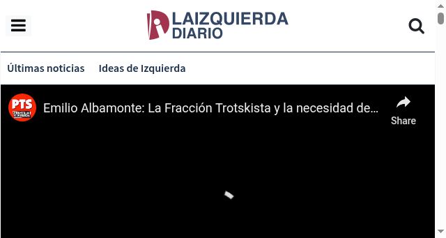 Screenshot of laizquierdadiario.pe