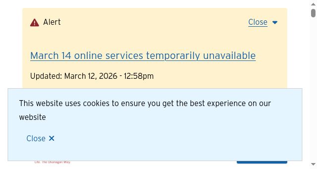 Screenshot of lakecountry.bc.ca