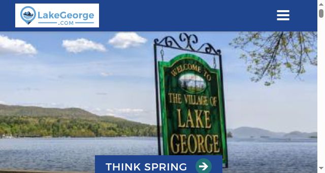 Screenshot of lakegeorge.com