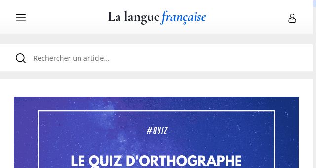 Screenshot of lalanguefrancaise.com