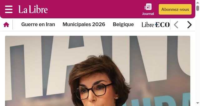 Screenshot of lalibre.be