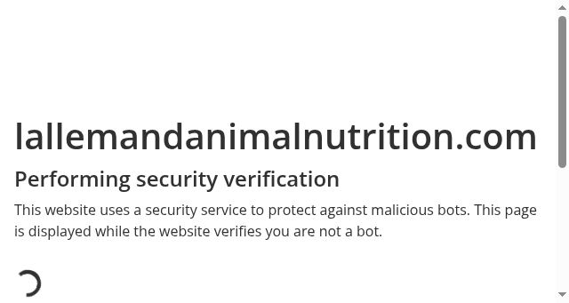 Screenshot of lallemandanimalnutrition.com
