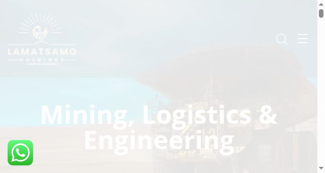 Screenshot of lamatsamoholdings.co.za
