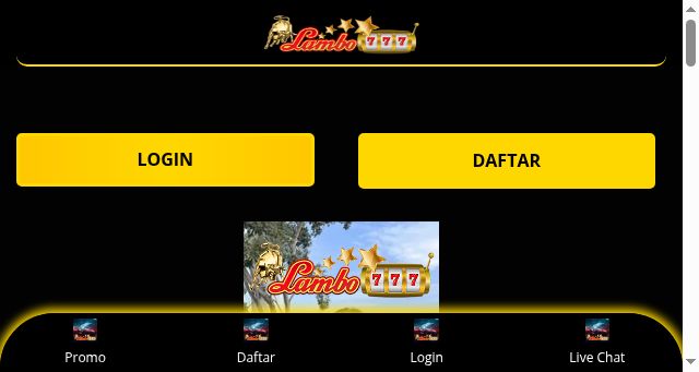 Screenshot of lambo777.vip