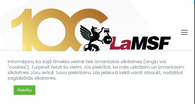 Screenshot of lamsf.lv