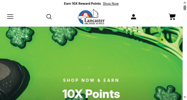 Screenshot of lancasterarchery.com