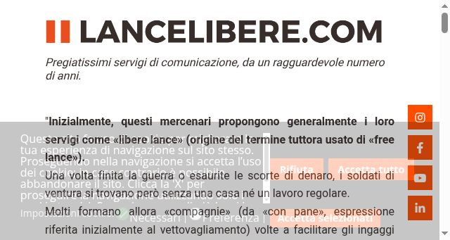 Screenshot of lancelibere.com