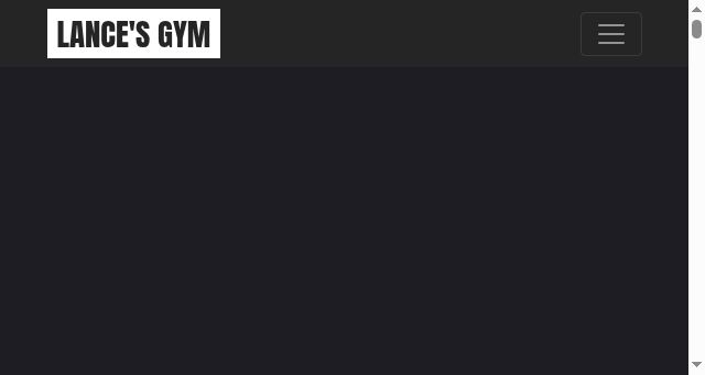 Screenshot of lancesgym.com