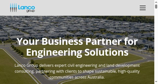 Screenshot of lancogroup.com.au