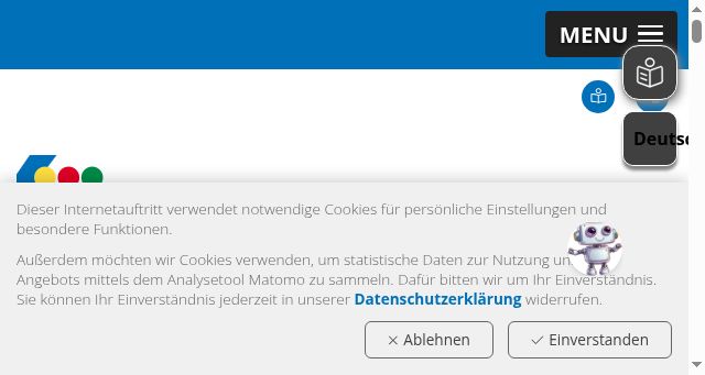 Screenshot of landkreis-karlsruhe.de