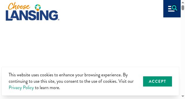 Screenshot of lansing.org