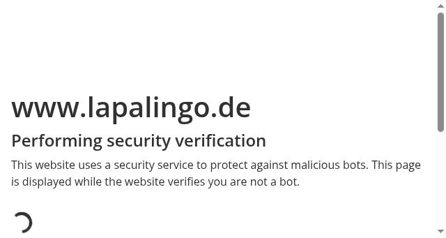 Screenshot of lapalingo.de