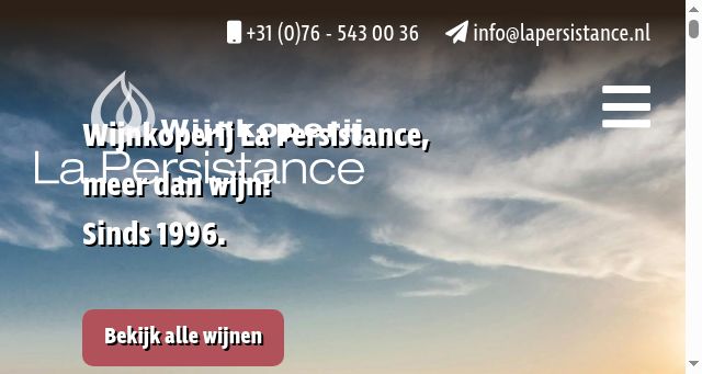 Screenshot of lapersistance.nl