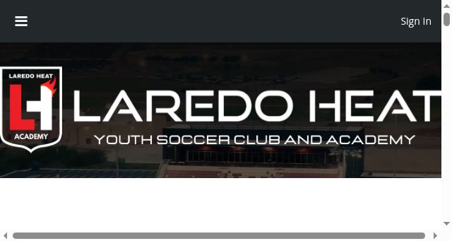 Screenshot of laredoheatscyouth.com