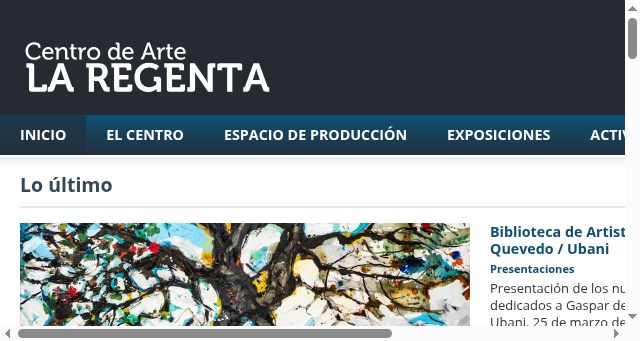 Screenshot of laregenta.org
