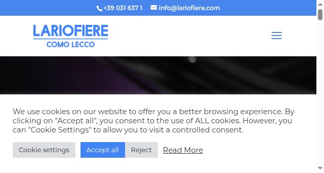 Screenshot of lariofiere.it