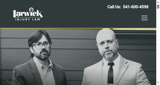 Screenshot of larwicklaw.com