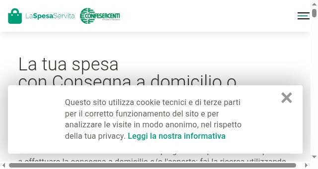 Screenshot of laspesaservita.it