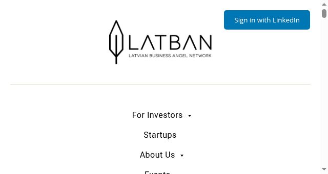 Screenshot of latban.lv
