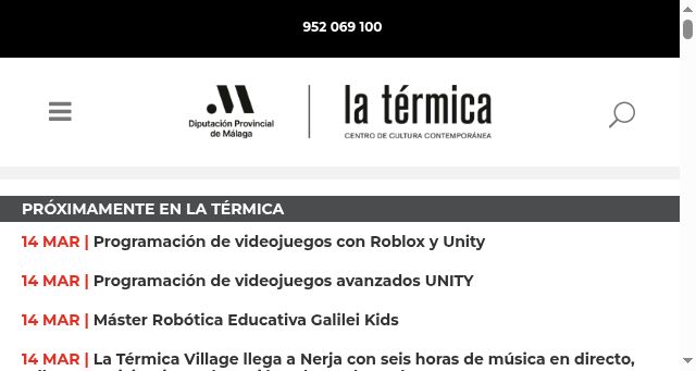 Screenshot of latermicamalaga.com