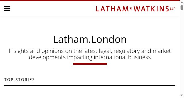 Screenshot of latham.london