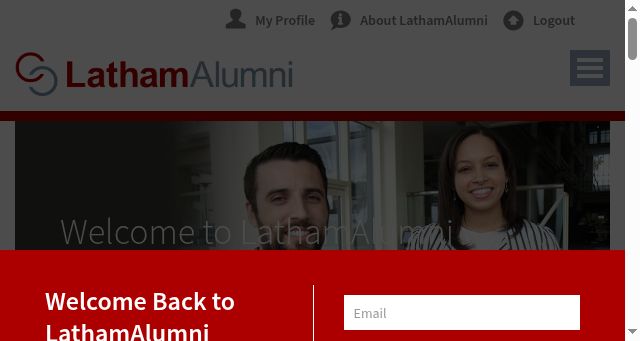 Screenshot of lathamalumni.com