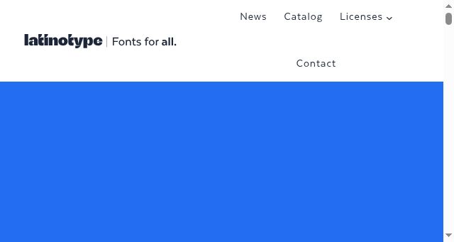Screenshot of latinotype.com