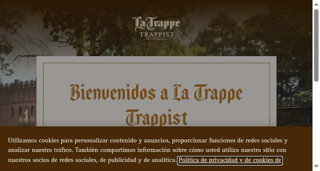 Screenshot of latrappetrappist.com