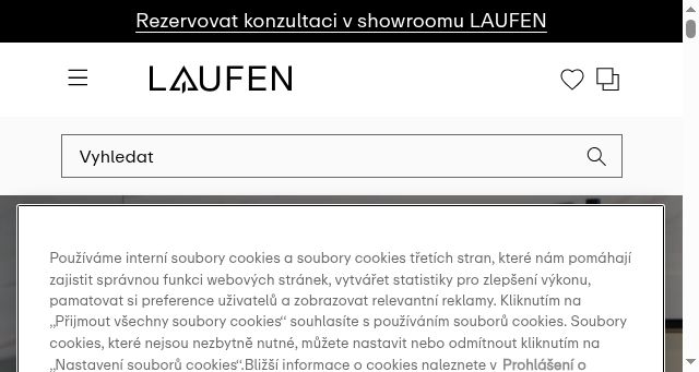 Screenshot of laufen.cz