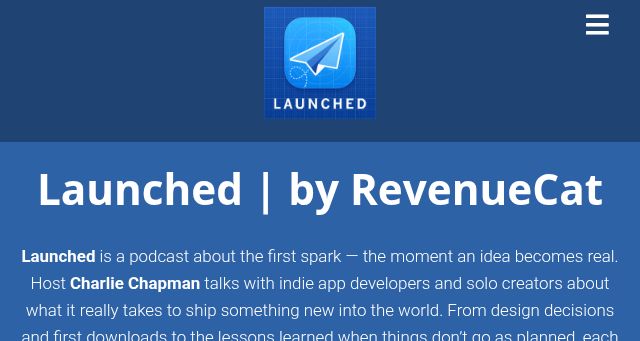 Screenshot of launchedfm.com