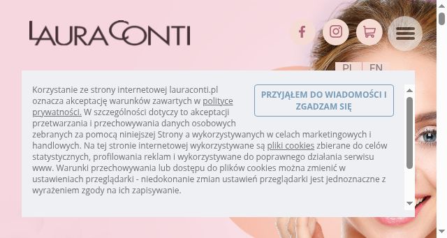 Screenshot of lauraconti.pl