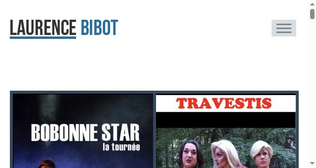 Screenshot of laurencebibot.be