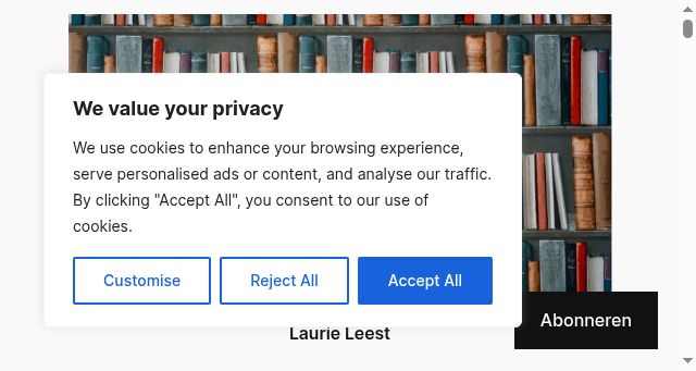 Screenshot of laurieleest.com