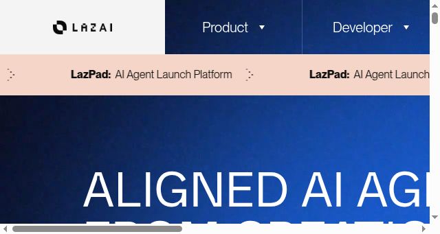 Screenshot of lazai.network