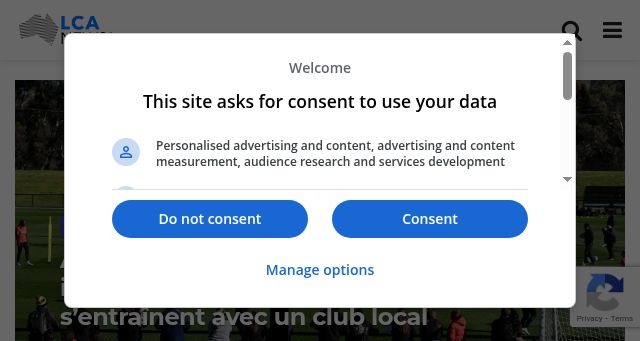 Screenshot of lcanews.com