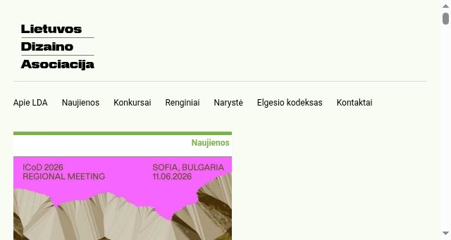 Screenshot of lda.lt