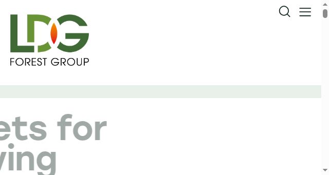 Screenshot of ldgforest.com