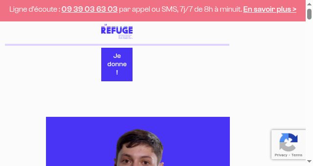 Screenshot of le-refuge.org