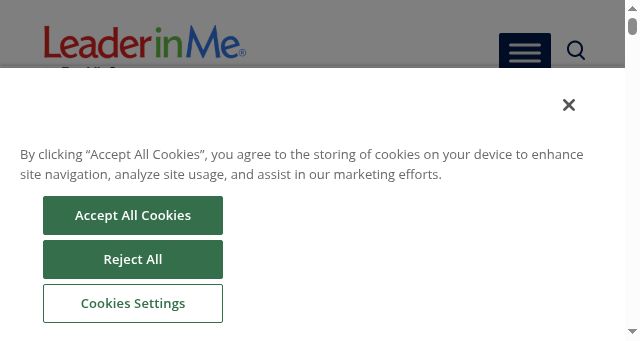 Screenshot of leaderinme.org