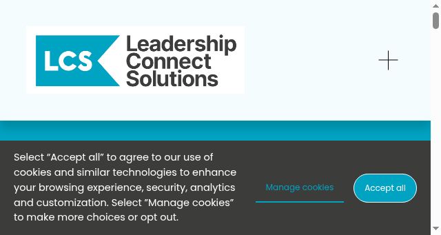 Screenshot of leadershipconnectsolutions.com