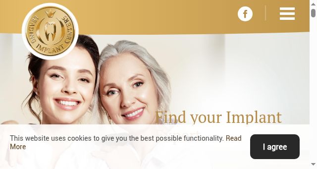 Screenshot of leadingimplantcenters.com