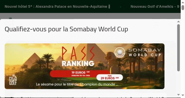 Screenshot of leclub-golf.com